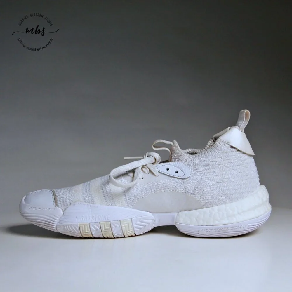 Adidas Trae‎ Young 2.0 Triple White Sneakers